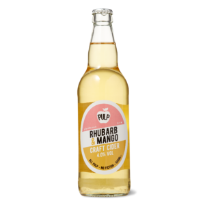 Pulp Rhubarb & Mango Cider 4% 500ml Bottle